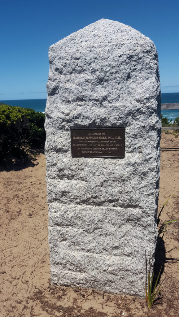 Harold Holt Memorial in Point Nepean National Park www.destinationsjourney.com