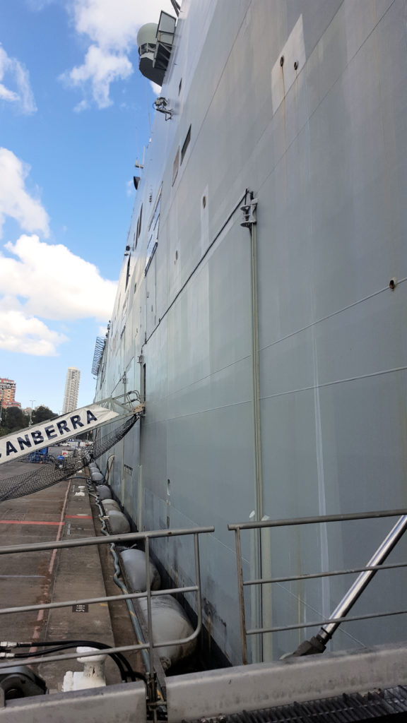 HMAS Canberra Starboard Side www.destinationsjourney.com