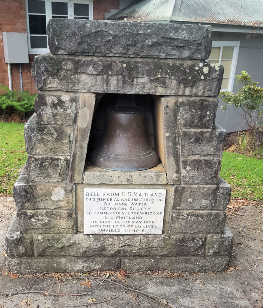 Bell from the SS Maitland Bay Maitland Bay Track Bouddi National Park