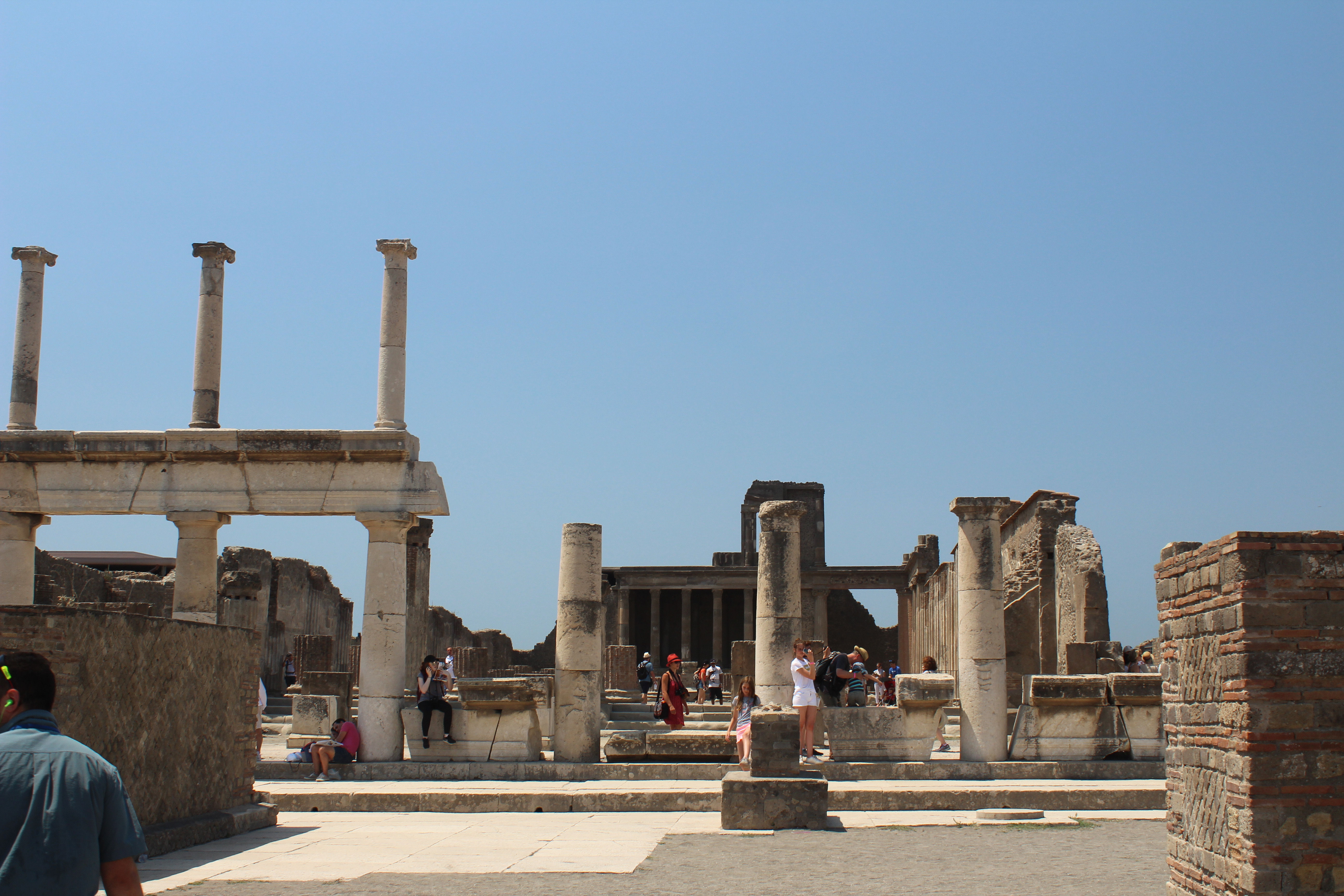 The Forum Pompeii Archaeological Site