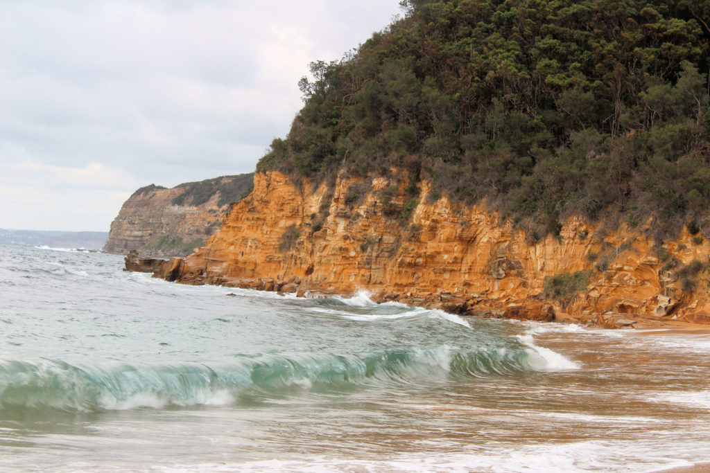 Waves at Maitland Bay Beach Bouddi National Park