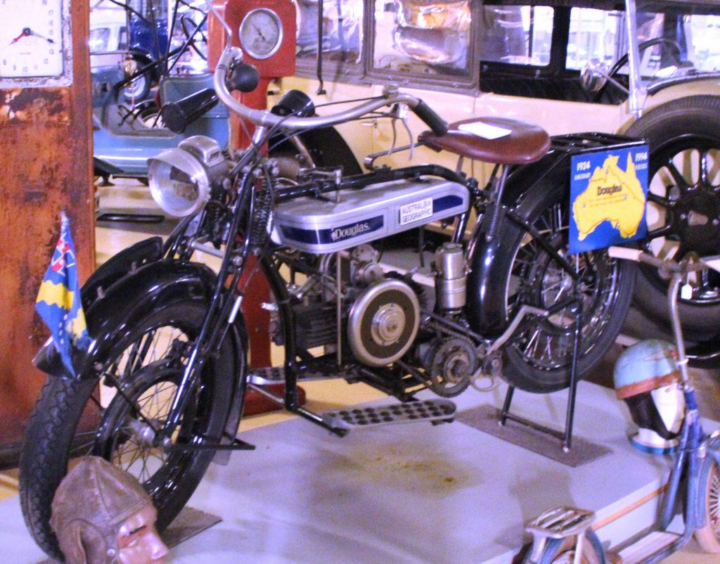 Douglas Motorcycle 1924 Australian Motorlife Museum www.destinationsjourney,com