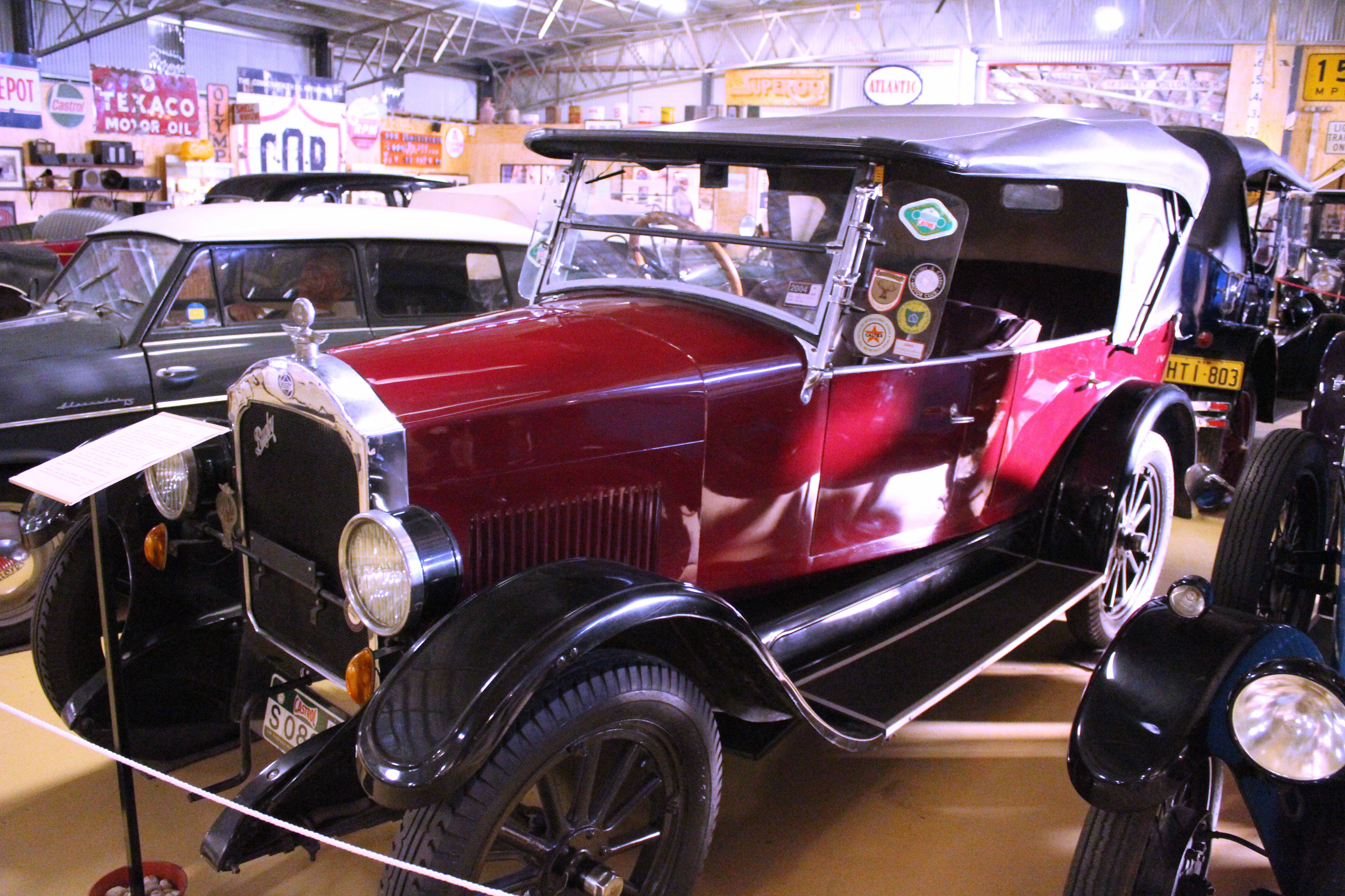 Rugby 1924 car Australian Motorlife Museum www.destinationsjourney,com