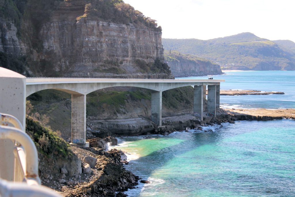 Looking North Along the Sea Cliff Bridge Sea Cliff Bridge www.destinationsjourney.com