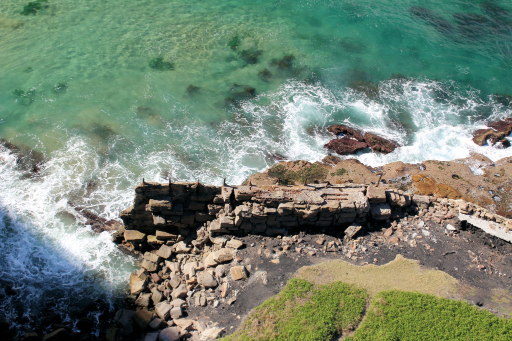 Below the Sea Cliff Bridge Sea Cliff Bridge www.destinationsjourney.com