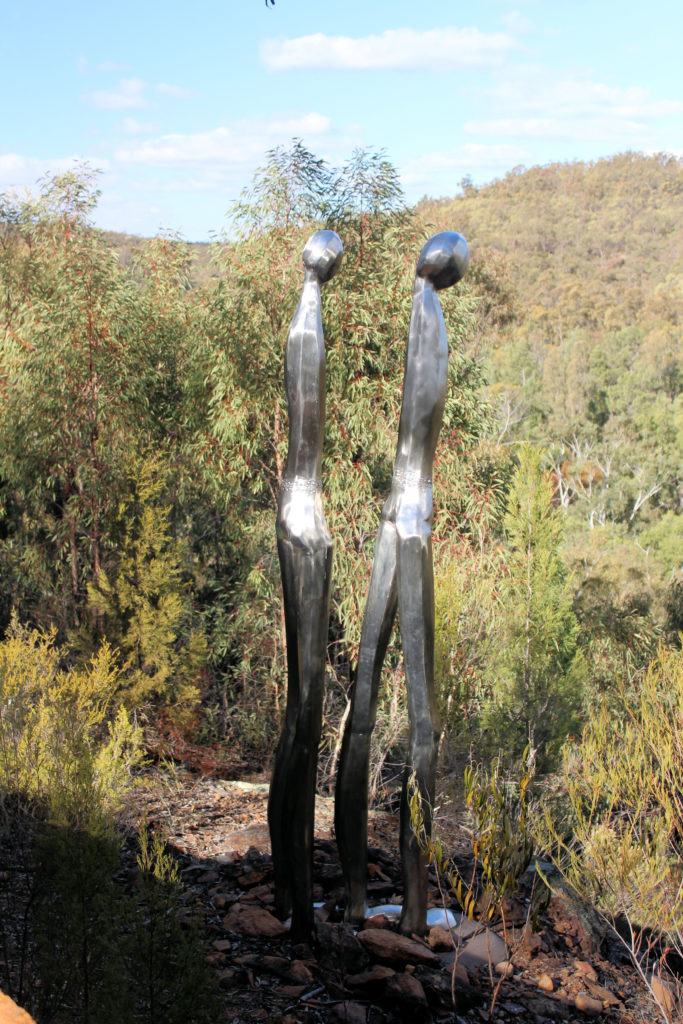 Scrub Spirits Sculptures in the Scrub Pilliga Stae Forest Coonabarabran www.destinationsjourney.com