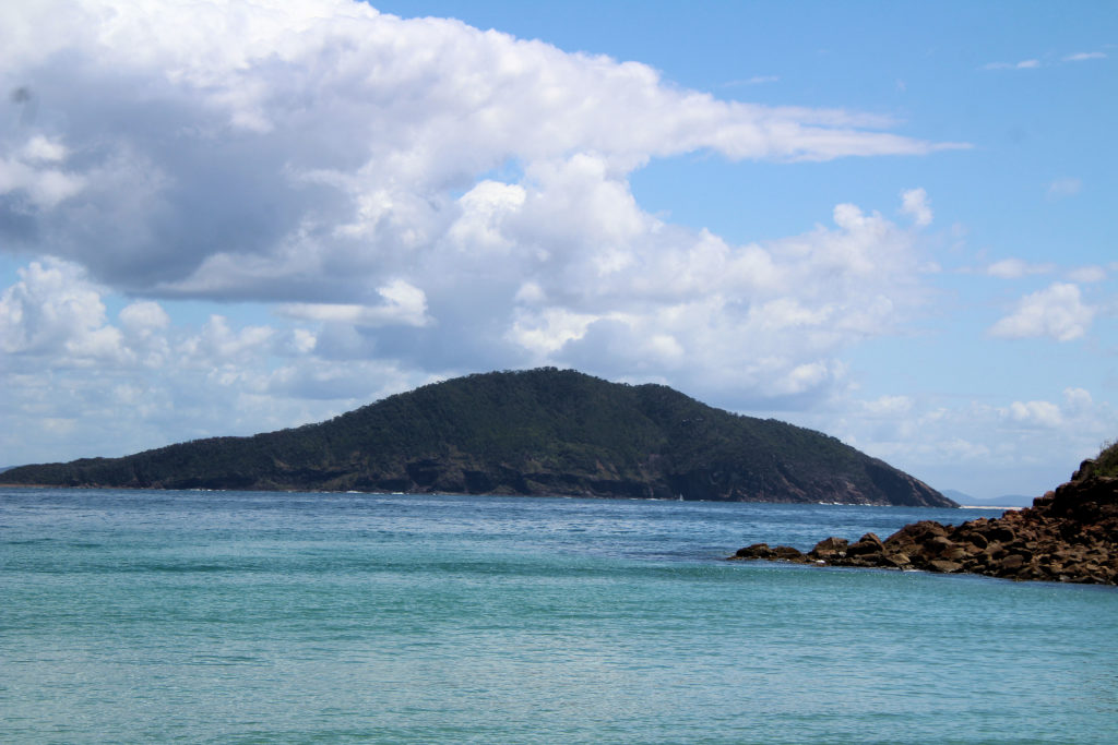 Mount Tamaree From Shark Island Fingal Bay Port Stephens Australia