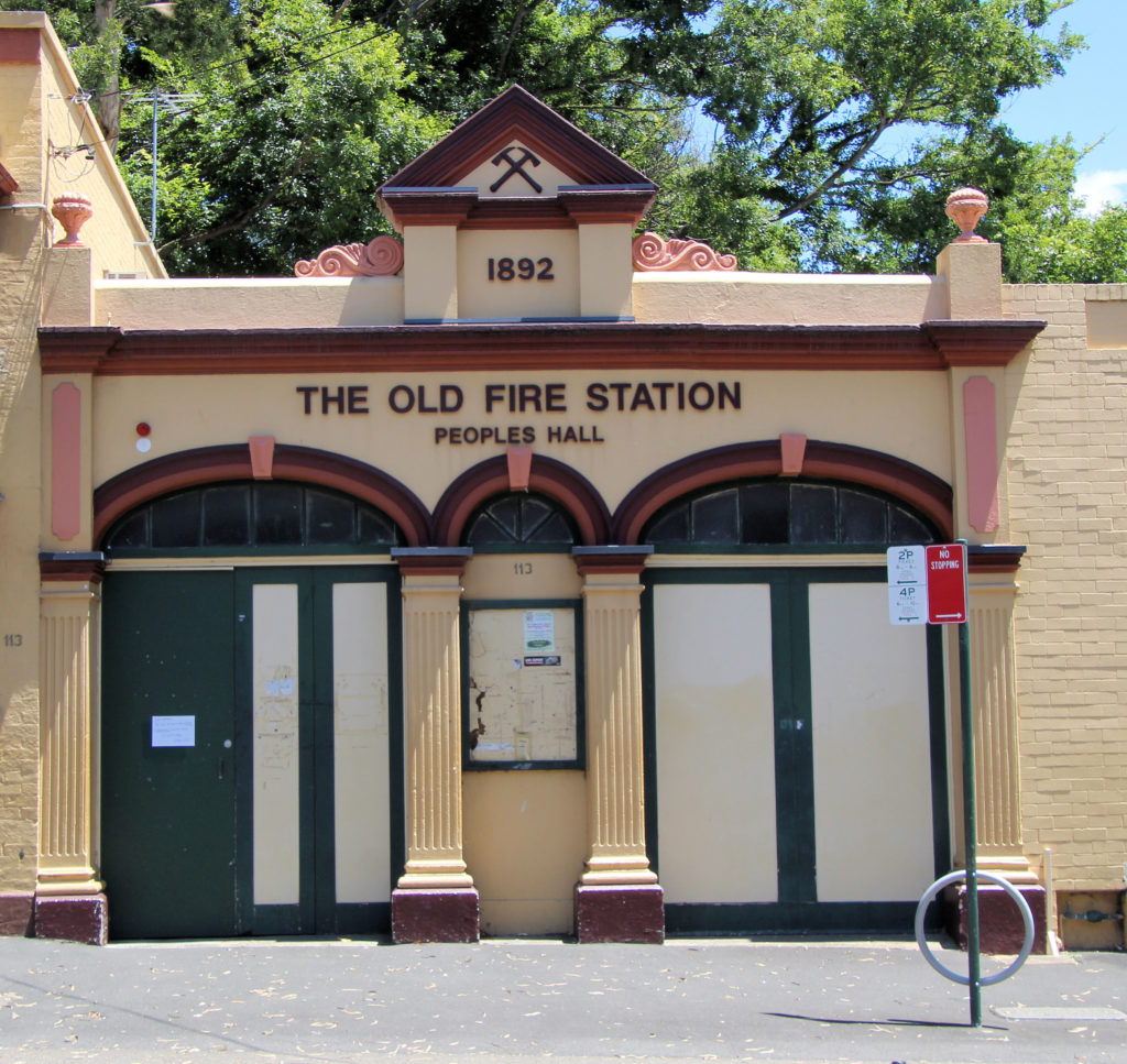 Old Glebe Fire Station Mitchell Street Glebe Sydney NSW Australia