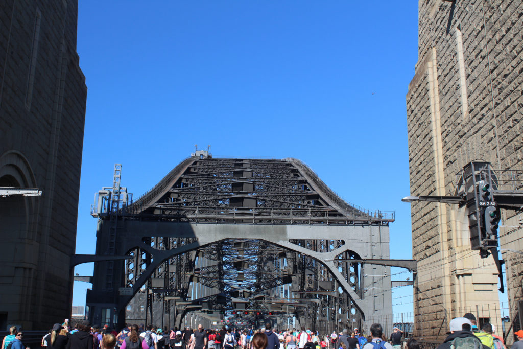 Sydney Harbour Bridge During Fun Run