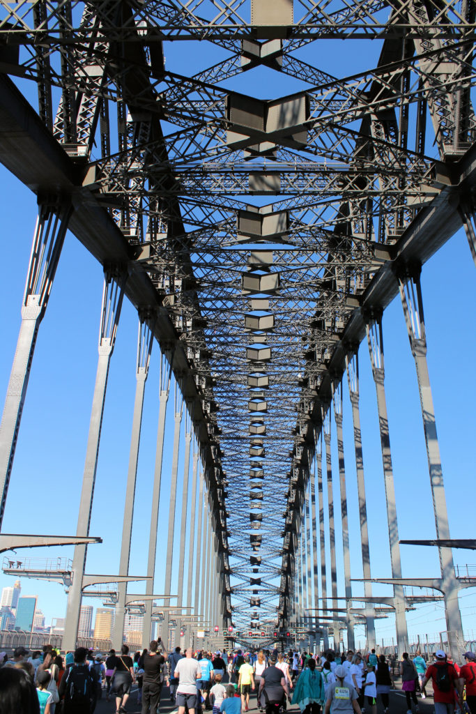 Sydney Harbour Bridge During Fun Run