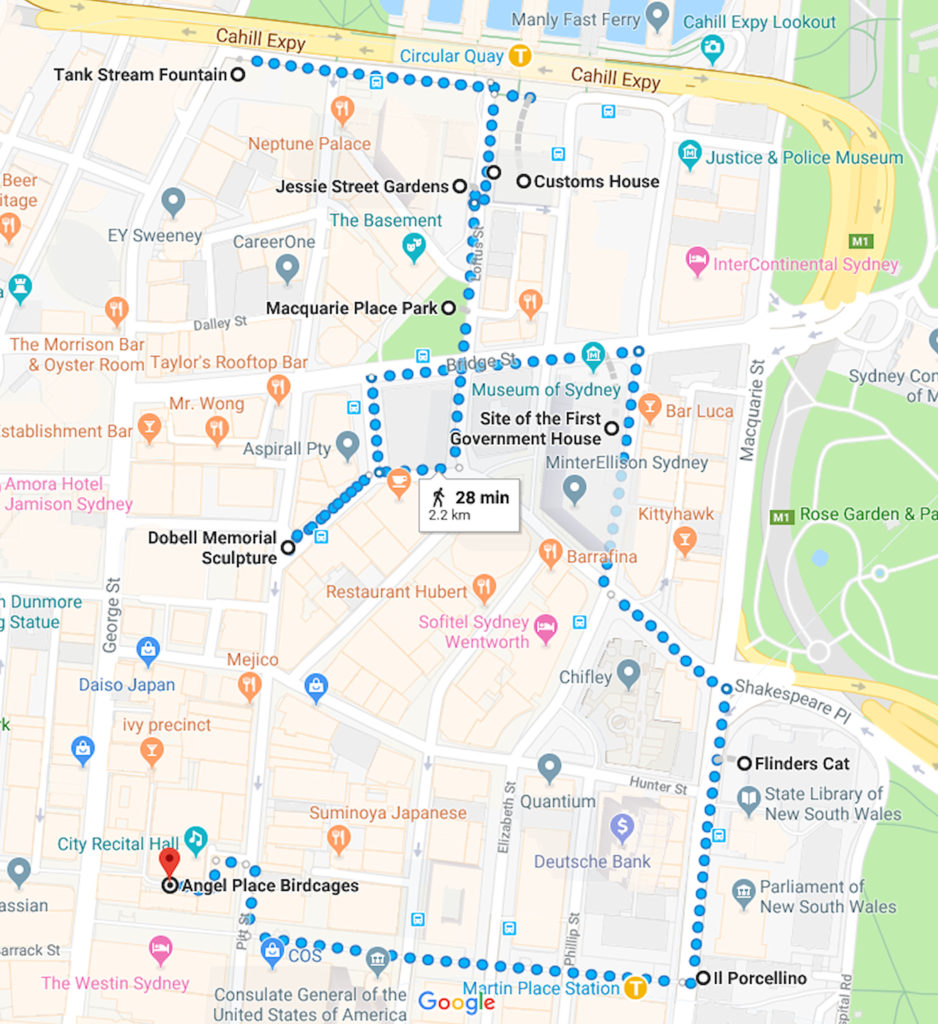 Sydney Walk Around Map