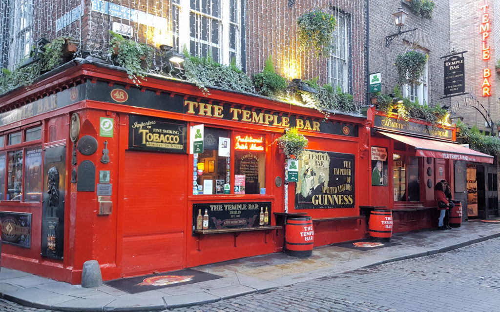 Temple Bar Pub Dublin Ireland Driving Tour of Ireland