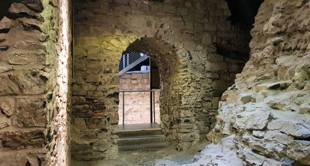 Ruins Under Dublin Castle Ireland Driving Tour of Ireland