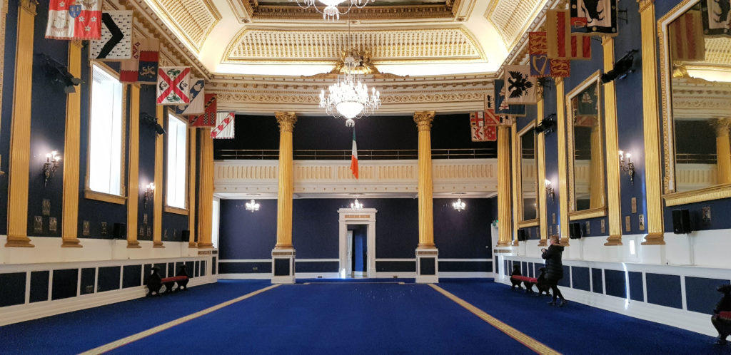 Reception Room Dublin Castle Ireland Driving Tour of Ireland