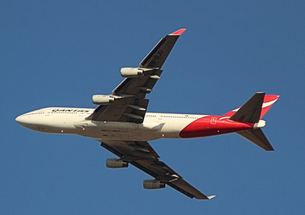 Qantas Boeing 747-438 VH-OJU Avalon Avalon Victoria Australia