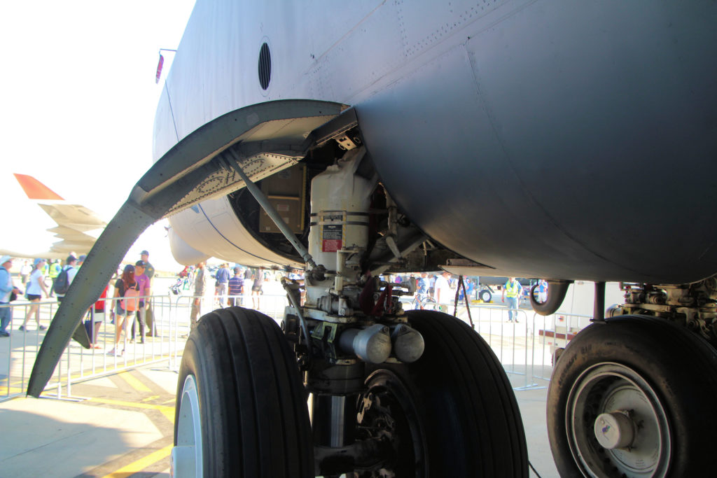 Boeing B-52H Stratofortress USAF Front Undercarriage Australian International Airshow 2019 Avalon Victoria Australia