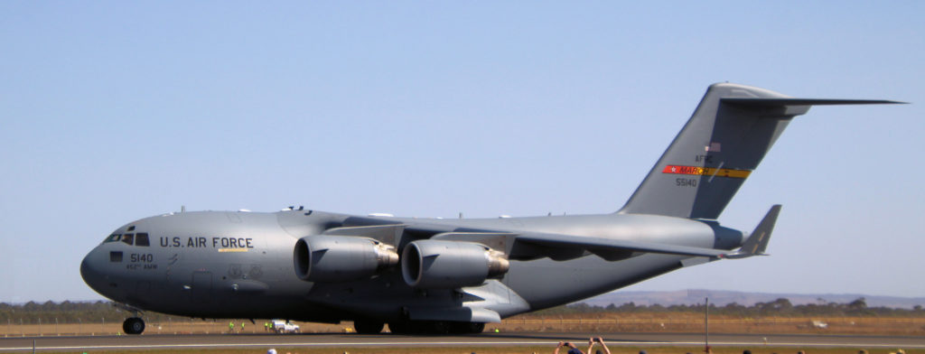 USAF Boeing C-17A Globemaster III Australian International Airshow 2019 Avalon Victoria Australia