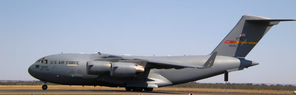 USAF Boeing C-17A Globemaster III Australian International Airshow 2019 Avalon Victoria Australia