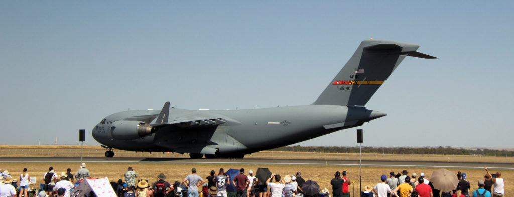 USAF Boeing C-17A Globemaster III Australian International Airshow 2019 Avalon Victoria Australia