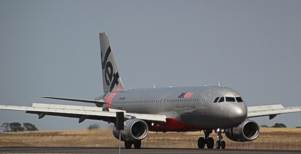 Airbus A320-232 VH-VQQ Jetstar Avalon Victoria Australia March 2019