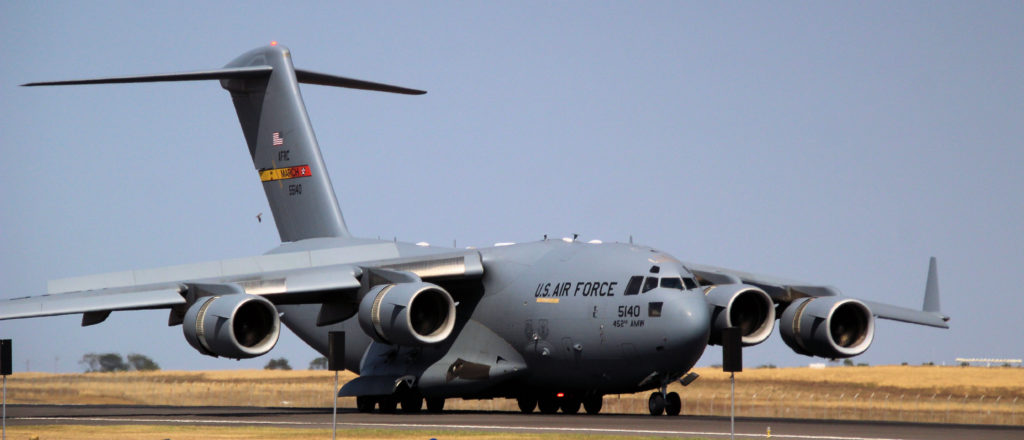 USAF Boeing C-17A Globemaster III Australian International Airshow 2019 Avalon Victoria Australia