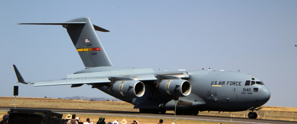 USAF Boeing C-17A Globemaster III Australian International Airshow 2019 Avalon Victoria Australia