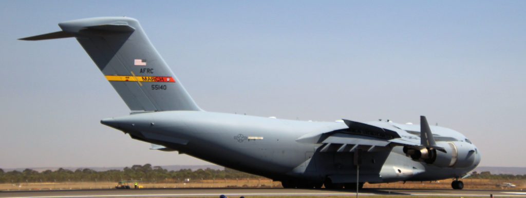 USAF Boeing C-17A Globemaster III Australian International Airshow 2019 Avalon Victoria Australia