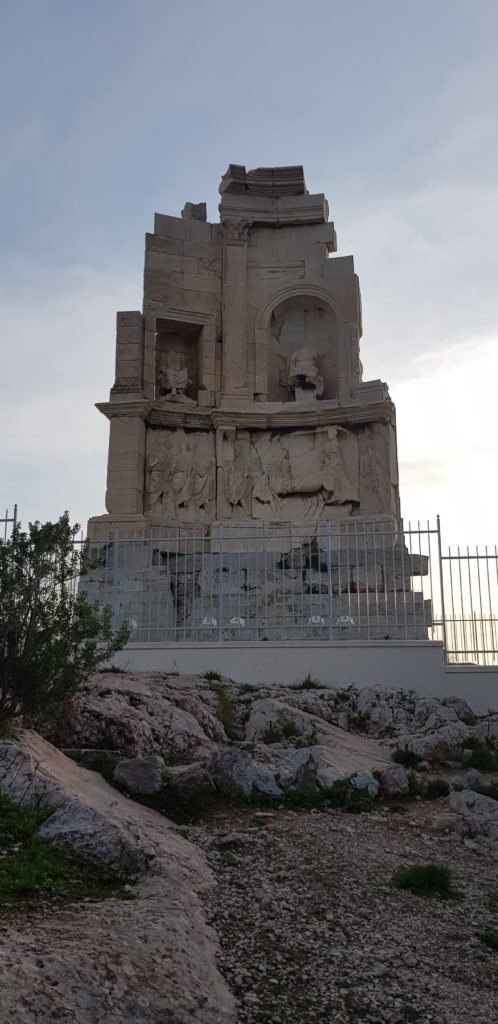 Monument of Philopappos Filopappou Hill Athens Greece