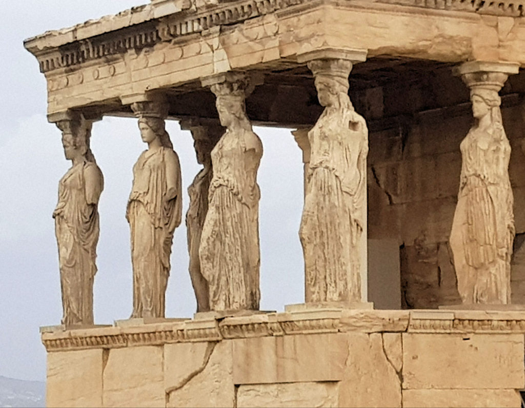 The Caryatid Porch of the Erechtheion The Acropolis Athens Greece