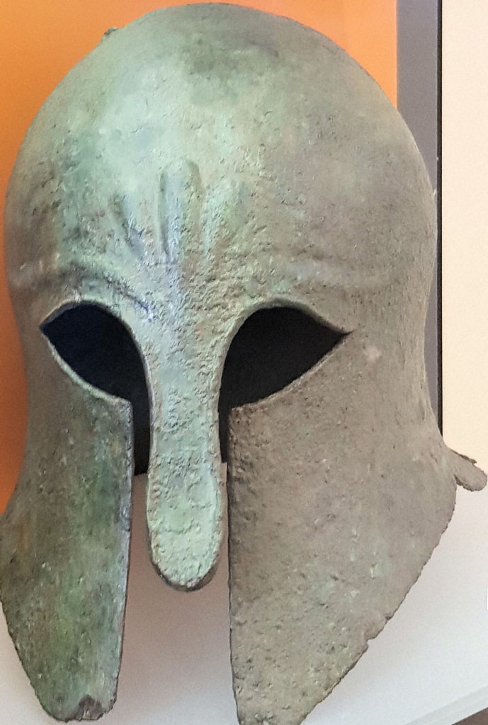 Helmet in the Museum at Delphi