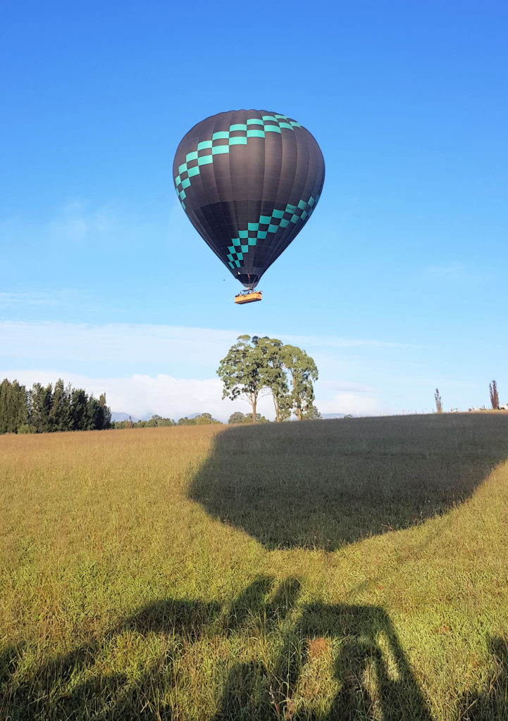 Balloon Coming in to Land