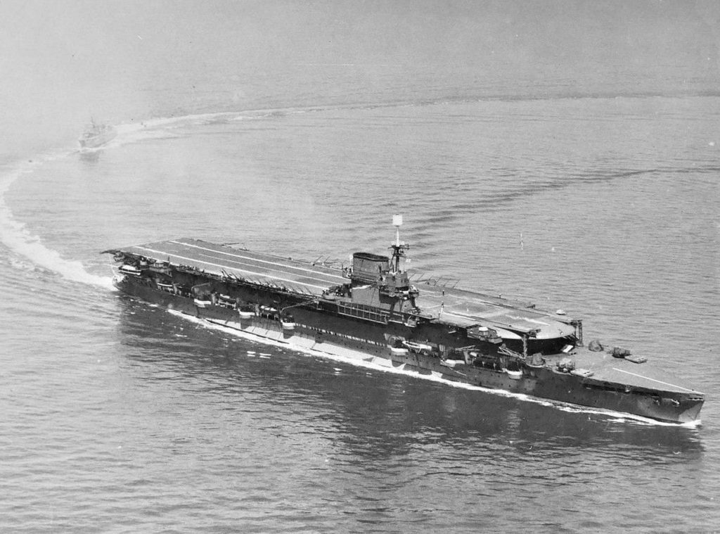 HMS Glorious was the second of the three Courageous-class battlecruisers and was rebuilt as an aircraft carrier