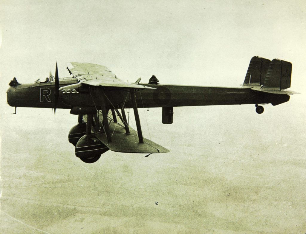 The Handley Page Heyford was a twin-engine British biplane bomber of the 1930s. equipping several squadrons of the RAF. It was the last biplane heavy bomber to serve with the RAF.