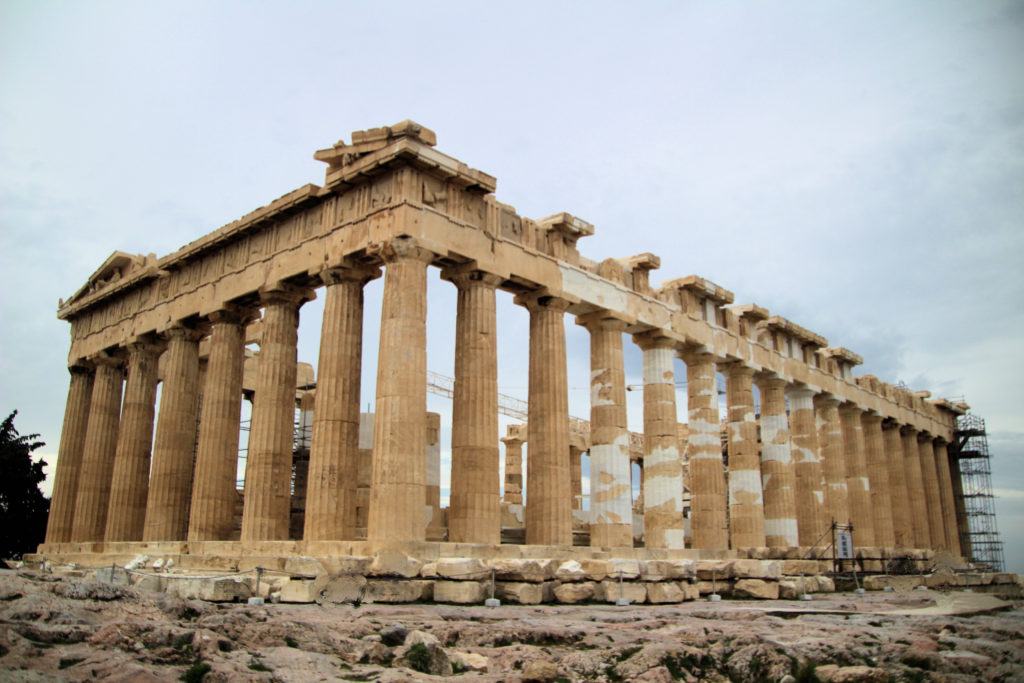 The Parthenon on the Acropolis Athens Greece