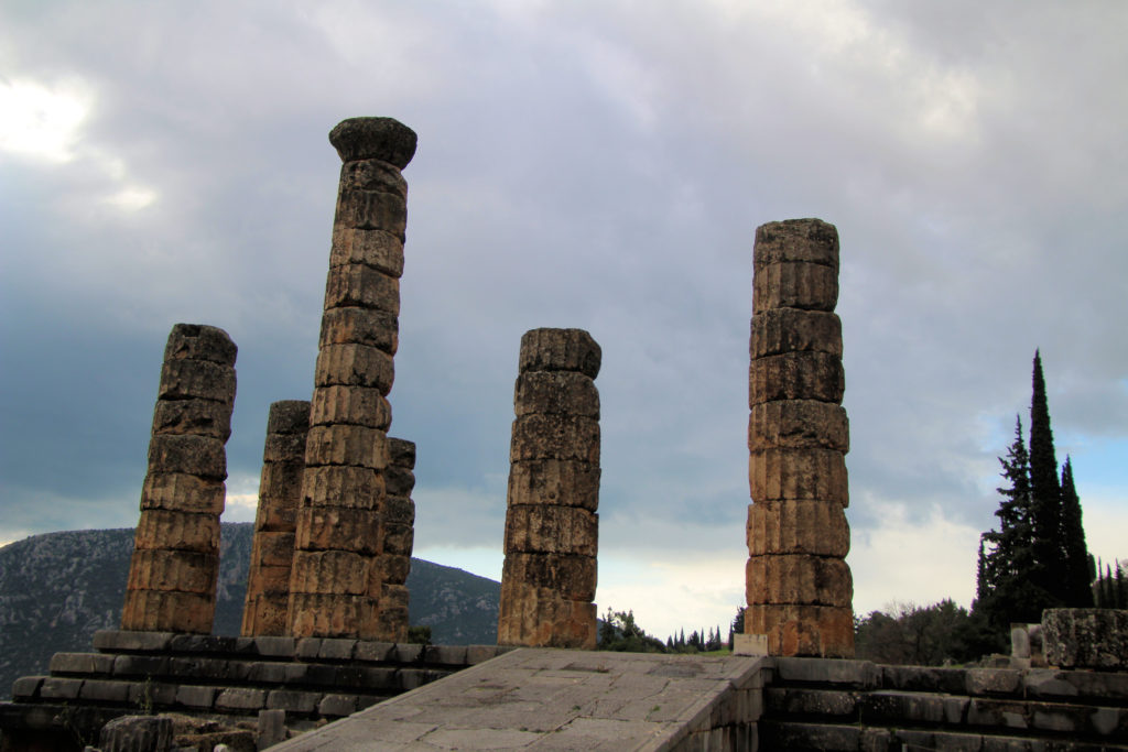 Temple of Delphi Greece