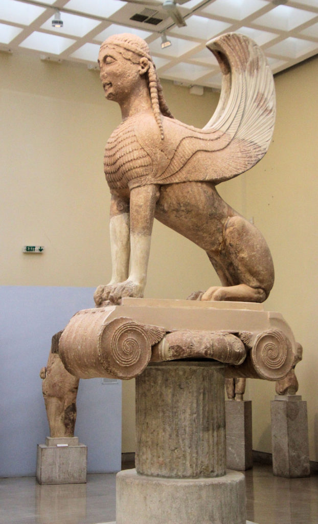 Sphynx in the Museum at Delphi