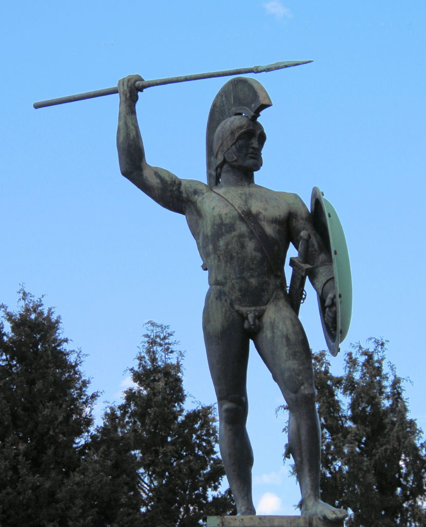 Leonidas Statue at Thermopylae Greece