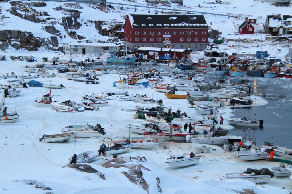 Ilulissat Harbour in Ice Greenland