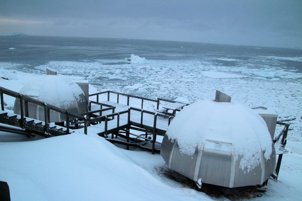 Igloo Accommodation at Hotel Arctic Ilulissat Greenland