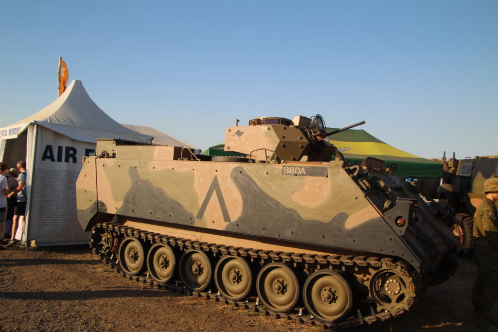 Australian Army M113AS4 Armoured Personnel Carrier Australian International Airshow 2019 Avalon Victoria