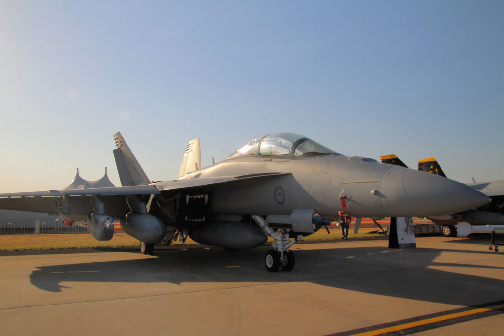 RAAF Boeing F/A-18G Australian International Airshow Avalon 2019