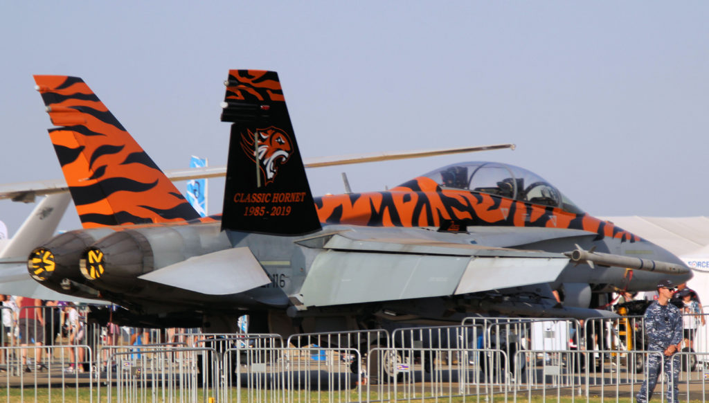 RAAF McDonnell Douglas F/A-18B A21-116 Australian International Airshow Avalon 2019