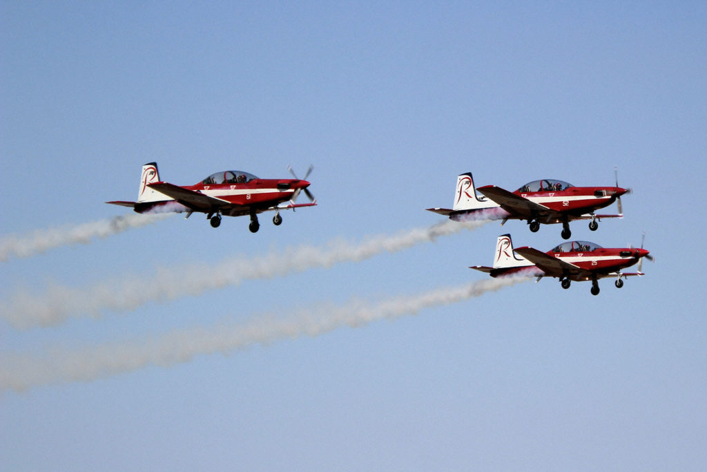 RAAF Roulettes Pilatus PC-9 Australian International Airshow Avalon 2019