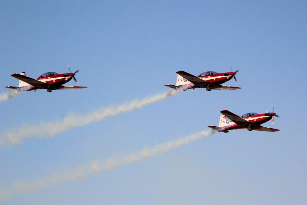 RAAF Roulettes Pilatus PC-9 Australian International Airshow Avalon 2019