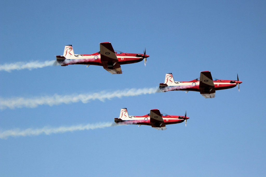 RAAF Roulettes Pilatus PC-9 Australian International Airshow Avalon 2019