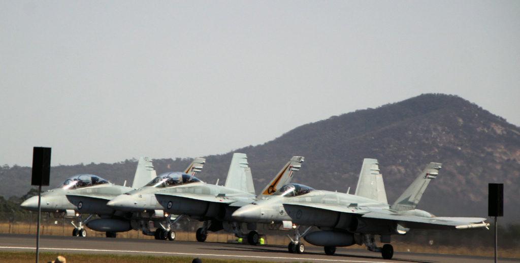 RAAF McDonnell Douglas F/A-18A and B Australian International Airshow Avalon 2019