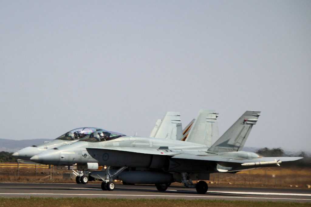 RAAF McDonnell Douglas F/A-18A and B Australian International Airshow Avalon 2019