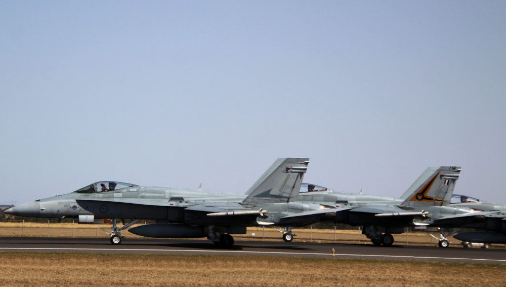 RAAF McDonnell Douglas F/A-18A and B Australian International Airshow Avalon 2019