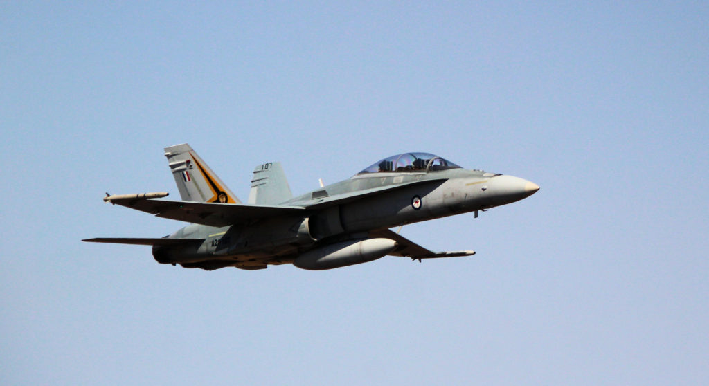 RAAF McDonnell Douglas F/A-18B Australian International Airshow Avalon 2019