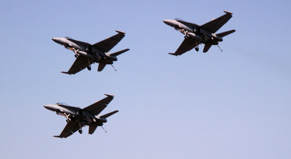 RAAF McDonnell Douglas F/A-18A and B Australian International Airshow Avalon 2019